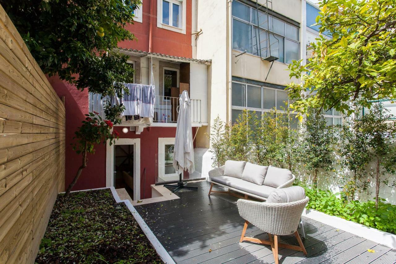 Charming Terrace - Liberdade Apartment Lisbon Exterior photo