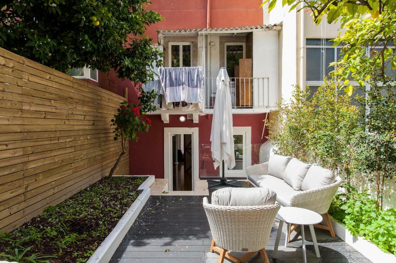 Charming Terrace - Liberdade Apartment Lisbon Exterior photo